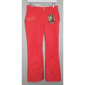 OBERMEYER Malta Pant Spritz red-ish orange snow ski pants women's size 4, NEW